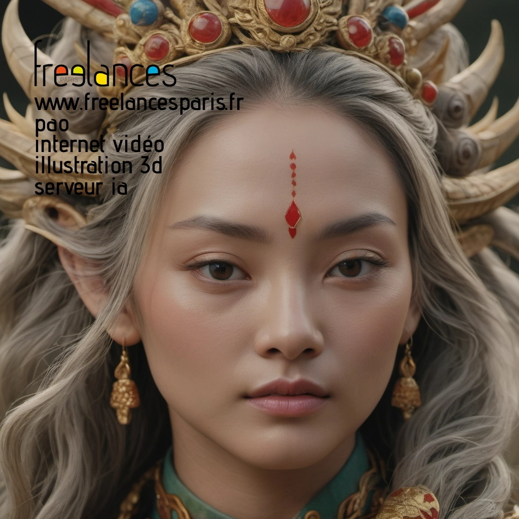 Pao mise en page internet vidéo illustration 3d serveur IA générative AI freelance paris studio de création magazines 8ld89kx0